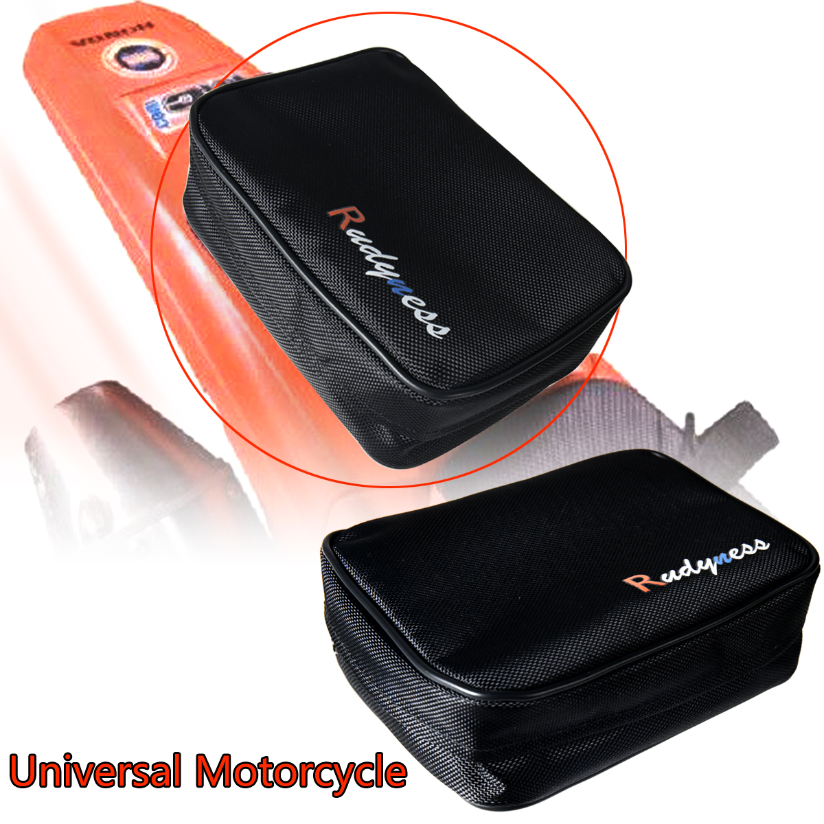 Rear Black Fender Pack Tool Bag Fit For ATV KTM CRF Dirt Bike Enduro&Universal Motorcycle Fender