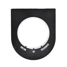 Black Dash Cover Switch Nameplate For Harley 96-17 Softail FXST FLST 93-03 FXDWG