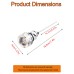 Motorcycle Oil Temperature Dipstick 5 Brass For Harley 18-24 Softail Low Rider Street Bob