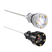 Motorcycle Oil Temperature Dipstick 5 Brass For Harley 18-24 Softail Low Rider Street Bob
