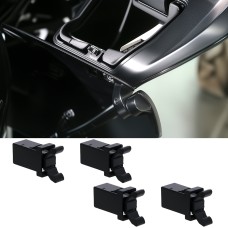 4X Black Glove Box Switch Inserts For Harley Touring 2023 2024 Road Glide FLTRXSE