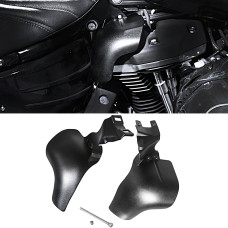 Black Mid Frame Air Deflector For Harley 2018-2024 Softail Street Bob Breakout
