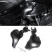Black Mid Frame Air Deflector For Harley 2018-2024 Softail Street Bob Breakout