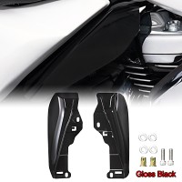 Gloss Black Mid Frame Air Deflector For Harley Touring 2024-2025 Street Glide FLHX