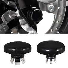 Motorcycle Front Axle Nut Caps For Harley Touring Street Road Glide FLTRX FLHX 2024-2025