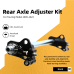Rear Axle Adjuster Kit Compatible With For Harley Touring Street Road Glide FLHX FLTR CVO 2009-2023
