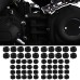 Gloss Black ABS Engine Bolt Caps Cover For Harley Softail Low Rider Street Bob 2018-2025
