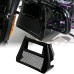 Gloss Black Chin Spoiler Fairing Radiator Cover For Harley Touring Street Road Glide 2024-2025