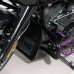 Gloss Black Chin Spoiler Fairing Radiator Cover For Harley Touring Street Road Glide 2024-2025