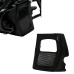 Gloss Black Chin Spoiler Fairing Radiator Cover For Harley FLHX FLTR 17-23