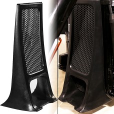 BLACK LOWER RADIATOR COVER CHIN SPOILER FOR HARLEY SOFTAIL STREET BOB LOW RIDER 2018-2025