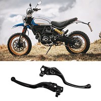 Black Brake Clutch Levers Compatible For Triumph Bonneville Bobber 2017-2025