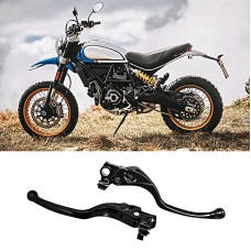 Black Brake Clutch Levers Compatible For Triumph Bonneville Bobber 2017-2025