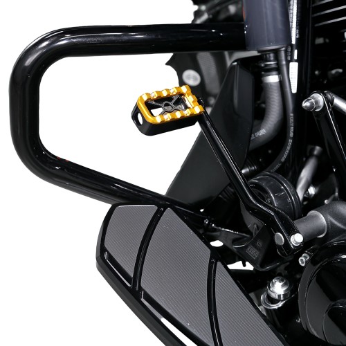 8-Piece Adjustable Floorboard Foot Peg & Brake Pedal Set For Harley Touring Softail Dyna