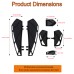 Black Phantom Floorboards Footpegs Shifter Peg Pedal Kit For Harley Touring Road Glide