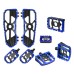 Motorcycle Floorboards Foot Brake Pedal Shifter Pegs For Harley Touring Street Road Glide FLTR Dyna