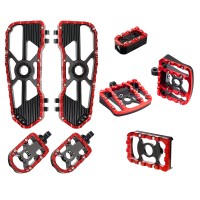 Motorcycle Floorboards Foot Brake Pedal Shifter Pegs For Harley Touring Street Road Glide FLTR Dyna
