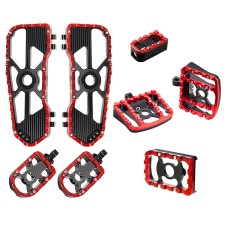Motorcycle Floorboards Foot Brake Pedal Shifter Pegs For Harley Touring Street Road Glide FLTR Dyna