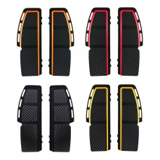 Motorcycle Diamond Cut Rider Floorboards For Harley Touring Street Road Glide FLHX FLTR