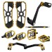 Motorcycle Footboard Footpeg Linkage Shifter Brake Lever Kits For Harley Touring 2014-2025 Road Glide FLTR FLTRHSE