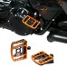 Motorcycle Floorboards Foot Brake Pedal Shifter Pegs For Harley Touring Street Road Glide FLTR Dyna