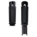 All Black Hand Grips Compatible For Harley Touring 2024 2025 Street Glide 117 121