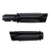 All Black Hand Grips Compatible For Harley Touring 2024 2025 Street Glide 117 121