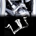Chrome Metal Engine Cover Kits For Harley Touring 2017-2023 Touring Street Glide FLHT FLHX