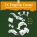 Chrome Metal Engine Cover Kits For Harley Touring 2017-2023 Touring Street Glide FLHT FLHX