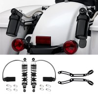 Motorcycle Remote Reservoir Rear Suspension Shocks For Harley Touring Street Glide Road Glide Road King 2014-2023