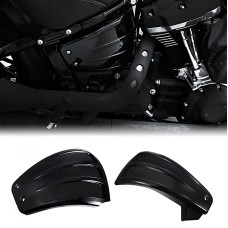 GLOSS BLACK SIDE FAIRING BATTERY COVER FOR HARLEY 18-24 SOFTAIL STREET BOB FXBB LOW RIDER